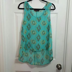 👜Sale👜 3 for $15 Sheer hi-lo tank top